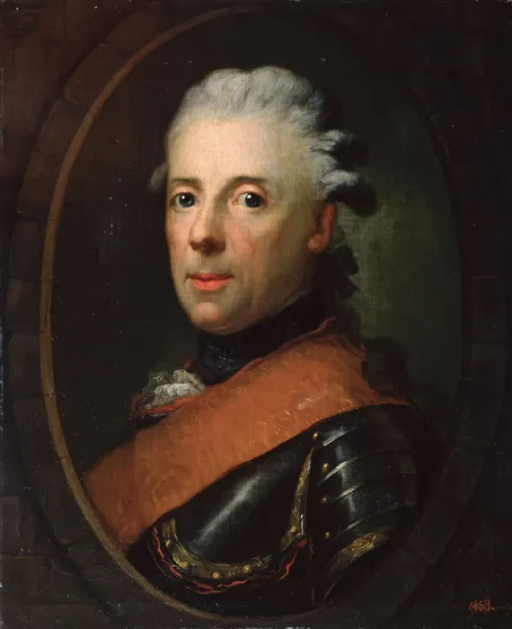 Framed Print : Portrait of Prince Henry of Prussia, 18th century. Artist: Anton Graff Framed Print : Portrait of Prince Henry of Prussia, 18th century. Artist: Anton Graff