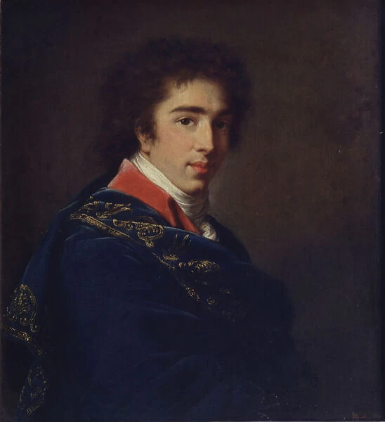 Portrait of Prince Ivan Baryatinsky, 1800. Artist: Vigee-Lebrun, Marie Louise Elisabeth (1755-1842)
