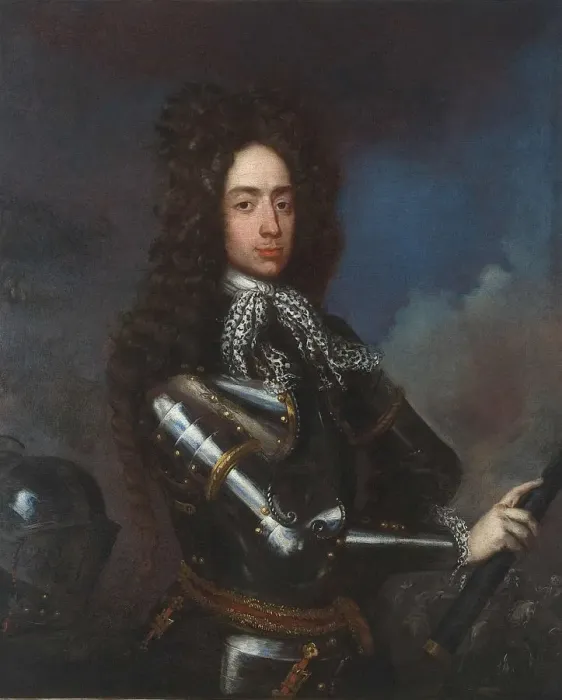 Framed Print : Portrait of Prince Jakub Ludwik Sobieski (1667-1737), 1690s. Artist: Gascar, Henri (1635-1701) Framed Print : Portrait of Prince Jakub Ludwik Sobieski (1667-1737), 1690s. Artist: Gascar, Henri (1635-1701)