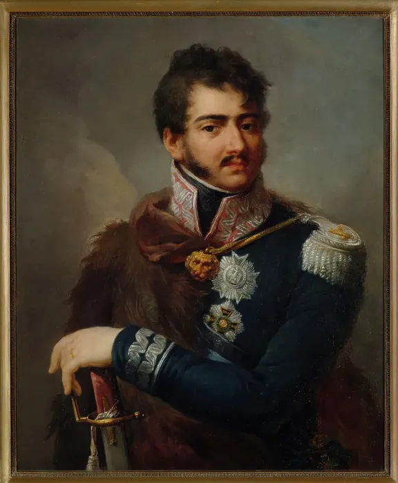 Framed Print : Portrait of Prince Józef Antoni Poniatowski (1763-1813), after 1810. Creator: Grassi, Józef (1757-1838) Framed Print : Portrait of Prince Józef Antoni Poniatowski (1763-1813), after 1810. Creator: Grassi, Józef (1757-1838)