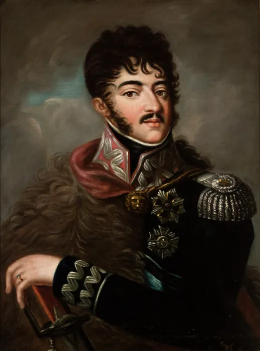 Framed Print : Portrait of Prince Jozef Poniatowski, 1st half of 19th century. Creator: Unknown Framed Print : Portrait of Prince Jozef Poniatowski, 1st half of 19th century. Creator: Unknown