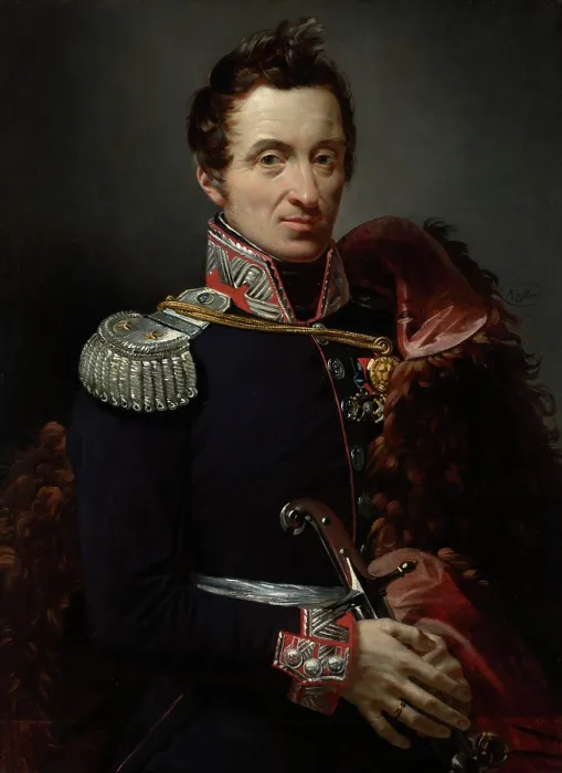 Framed Print : Portrait of Prince Konstanty Czartoryski (1773-1860), 1821. Creator: Pierre Antoine Augustin Vafflard Framed Print : Portrait of Prince Konstanty Czartoryski (1773-1860), 1821. Creator: Pierre Antoine Augustin Vafflard