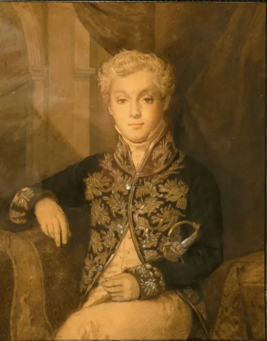 Framed Print : Portrait of Prince Lopukhin, 1800s