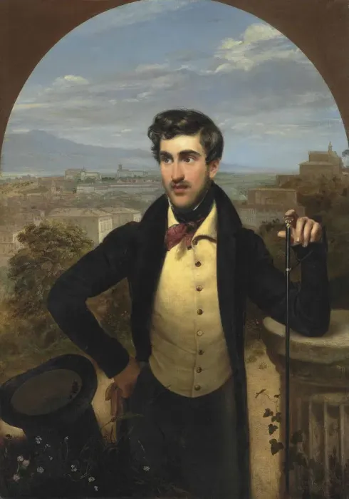 Framed Print : Portrait of Prince Mikhail Alexandrovich Golitsyn (1804-1860), 1833 Framed Print : Portrait of Prince Mikhail Alexandrovich Golitsyn (1804-1860), 1833