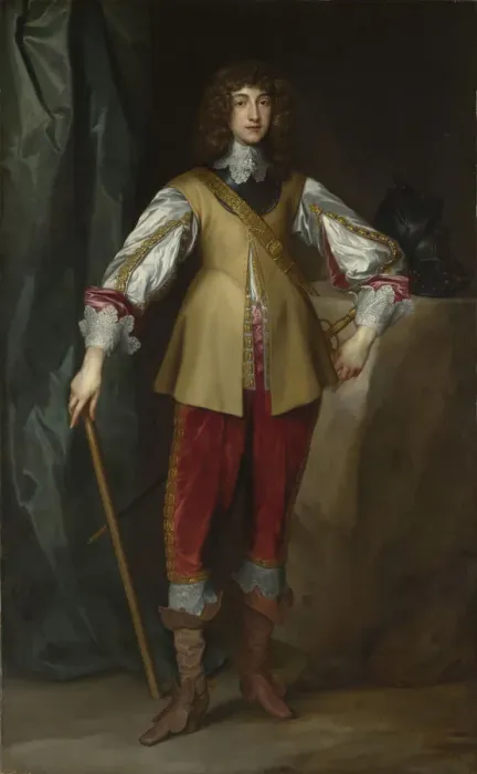 Framed Print : Portrait of Prince Rupert of the Rhine (1619-1682), Duke of Cumberland, ca 1637. Artist: Dyck, Anthony van, (Studio of)