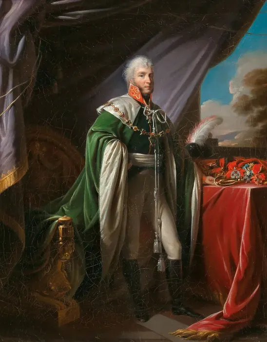 Framed Print : Portrait of Prince Sergei Fyodorovich Golitsyn (1749-1810), before 1810. Creator: Damon Ortolani, Giovanni Battista (1750-after 1810) Framed Print : Portrait of Prince Sergei Fyodorovich Golitsyn (1749-1810), before 1810. Creator: Damon Ortolani, Giovanni Battista (1750-after 1810)