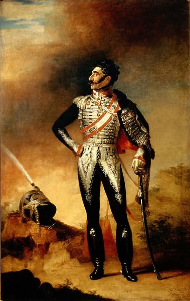 Portrait of Prince Valerian Grigoryevich Madatov (1782-1829), 1824. Artist: Dawe, George (1781-1829)