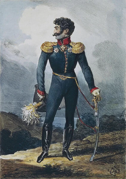 Portrait of Prince Valerian Grigoryevich Madatov (1782-1829), 1822. Artist: Briullov, Karl Pavlovich (1799-1852)