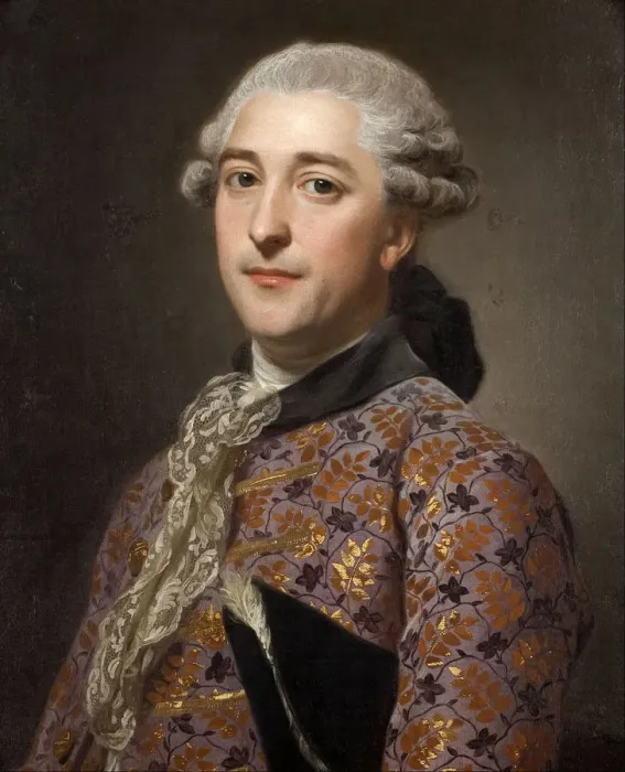Framed Print : Portrait of Prince Vladimir Borisovich Golitsyn (1731-1799), 1762. Artist: Roslin, Alexander (1718-1793) Framed Print : Portrait of Prince Vladimir Borisovich Golitsyn (1731-1799), 1762. Artist: Roslin, Alexander (1718-1793)