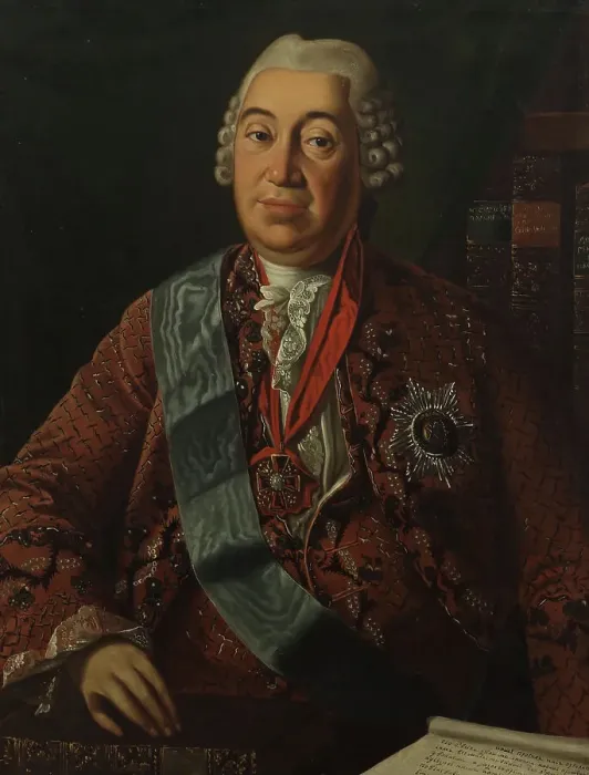 Framed Print : Portrait of Prince Yakov Petrovich Shakhovskoy (1705-1777), Second Half of the 18th cen. Creator: Anonymous Framed Print : Portrait of Prince Yakov Petrovich Shakhovskoy (1705-1777), Second Half of the 18th cen. Creator: Anonymous