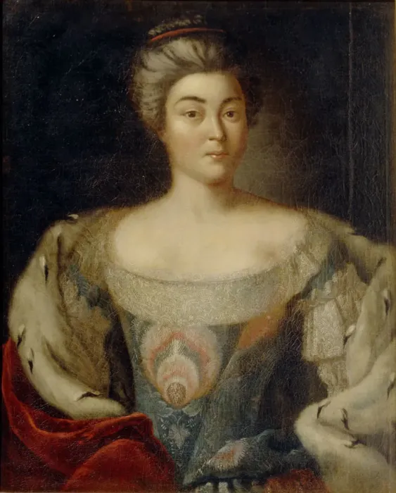 Framed Print : Portrait of Princess Alexandra Kurakina, nee Panina (1711-1786). Artist: Frankart, Johann Balthasar (1711-1743) Framed Print : Portrait of Princess Alexandra Kurakina, nee Panina (1711-1786). Artist: Frankart, Johann Balthasar (1711-1743)