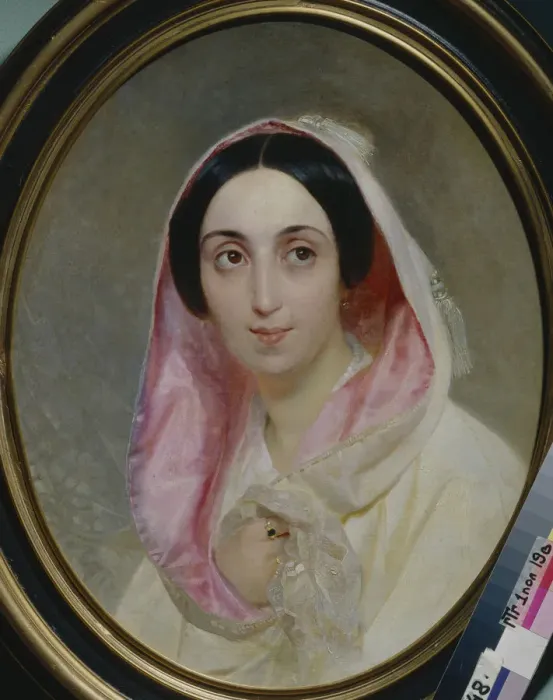 Framed Print : Portrait of Princess Anna Alexandrovna Bagration (1824-1885) Framed Print : Portrait of Princess Anna Alexandrovna Bagration (1824-1885)