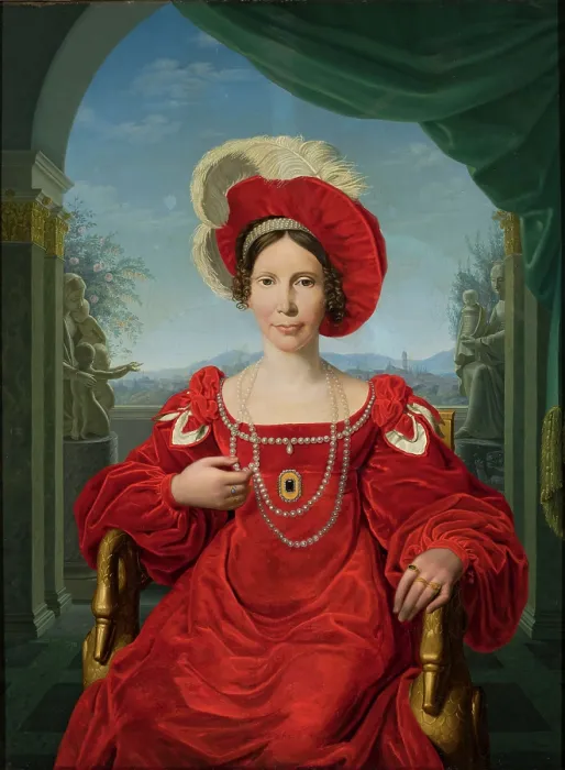 Framed Print : Portrait of Princess Augusta of Prussia (1780-1841), c1815. Creator: Bury, Friedrich (1763-1823) Framed Print : Portrait of Princess Augusta of Prussia (1780-1841), c1815. Creator: Bury, Friedrich (1763-1823)