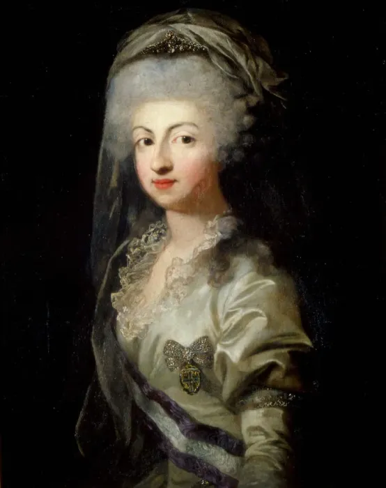 Framed Print : Portrait of Princess Carolina Maria Teresa Giuseppa of Parma (1770-1804), Late 18th century. Artist: Anonymous Framed Print : Portrait of Princess Carolina Maria Teresa Giuseppa of Parma (1770-1804), Late 18th century. Artist: Anonymous