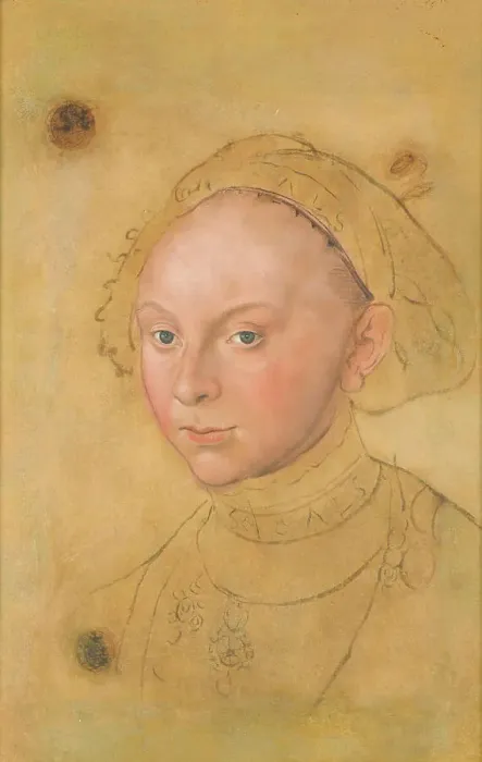 Framed Print : Portrait of Princess Catherine of Brunswick-Grubenhagen (1524-1581), ca 1540-1541. Creator: Cranach, Lucas, the Younger (1515-1586) Framed Print : Portrait of Princess Catherine of Brunswick-Grubenhagen (1524-1581), ca 1540-1541. Creator: Cranach, Lucas, the Younger (1515-1586)