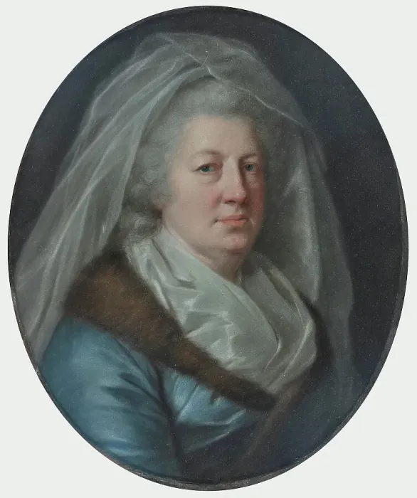 Framed Print : Portrait of Princess Charlotte Amalie of Saxe-Meiningen (1730-1801). Creator: Schröder, Johann Heinrich (1751-1812) Framed Print : Portrait of Princess Charlotte Amalie of Saxe-Meiningen (1730-1801). Creator: Schröder, Johann Heinrich (1751-1812)