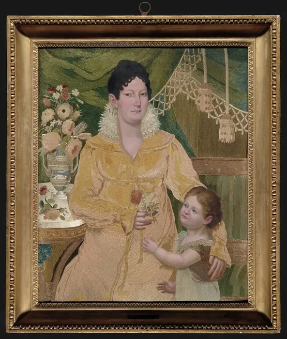 Framed Print : Portrait of the Princess di Ottaiano and her son Carlo, Naples, 1814. Creators: Princess Isabella Albertini de Medici di Ottaiano, Marquis Filippo Petrone Framed Print : Portrait of the Princess di Ottaiano and her son Carlo, Naples, 1814. Creators: Princess Isabella Albertini de Medici di Ottaiano, Marquis Filippo Petrone