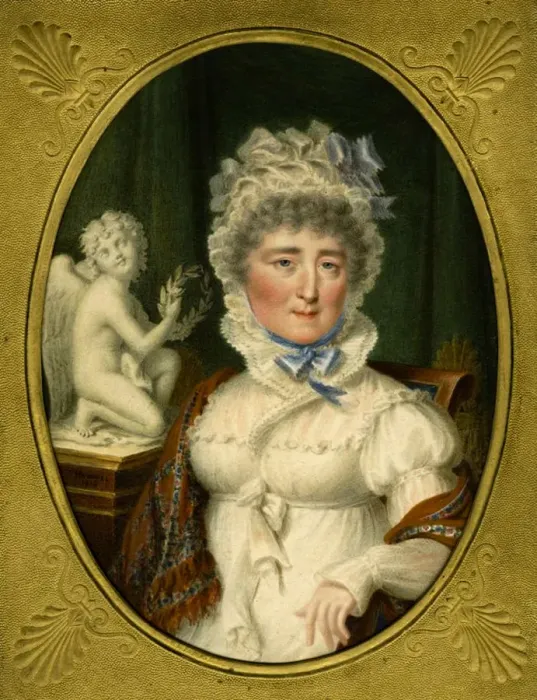 Framed Print : Portrait of Princess Elzbieta Izabela Lubomirska (nee Countess Czartoryska) (1736-1816), 1816. Artist: Hummel, Carl (1769-1840) Framed Print : Portrait of Princess Elzbieta Izabela Lubomirska (nee Countess Czartoryska) (1736-1816), 1816. Artist: Hummel, Carl (1769-1840)