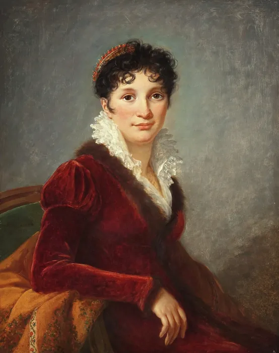 Framed Print : Portrait of Princess Franziska (Fanny) Biron of Curland (1790-1849), nee Countess of Maltzan, 1810. Creator: Vigee Le Brun, Louise Elisabeth (1755-1842) Framed Print : Portrait of Princess Franziska (Fanny) Biron of Curland (1790-1849), nee Countess of Maltzan, 1810. Creator: Vigee Le Brun, Louise Elisabeth (1755-1842)