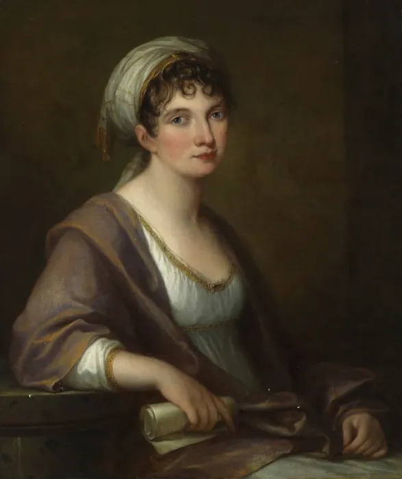 Framed Print : Portrait of Princess Franziska von Kaunitz-Rietberg, nee Countess Ungnad von Weissenwolf, 1805. Artist: Kauffmann, Angelika (1741-1807) Framed Print : Portrait of Princess Franziska von Kaunitz-Rietberg, nee Countess Ungnad von Weissenwolf, 1805. Artist: Kauffmann, Angelika (1741-1807)