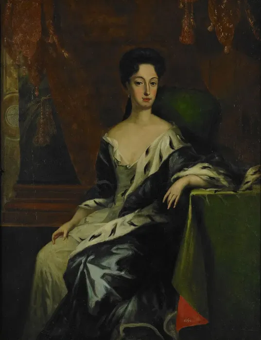 Framed Print : Portrait of Princess Hedvig Sofia of Sweden, Duchess of Holstein-Gottorp (1681-1708), End of 17th cen Artist: Krafft, David, von (1655-1724) Framed Print : Portrait of Princess Hedvig Sofia of Sweden, Duchess of Holstein-Gottorp (1681-1708), End of 17th cen Artist: Krafft, David, von (1655-1724)