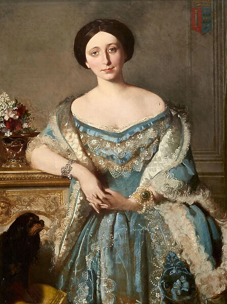 Portrait of Princess Isabella Alvarez de Toledo (1823-1867). Creator: Unknown artist