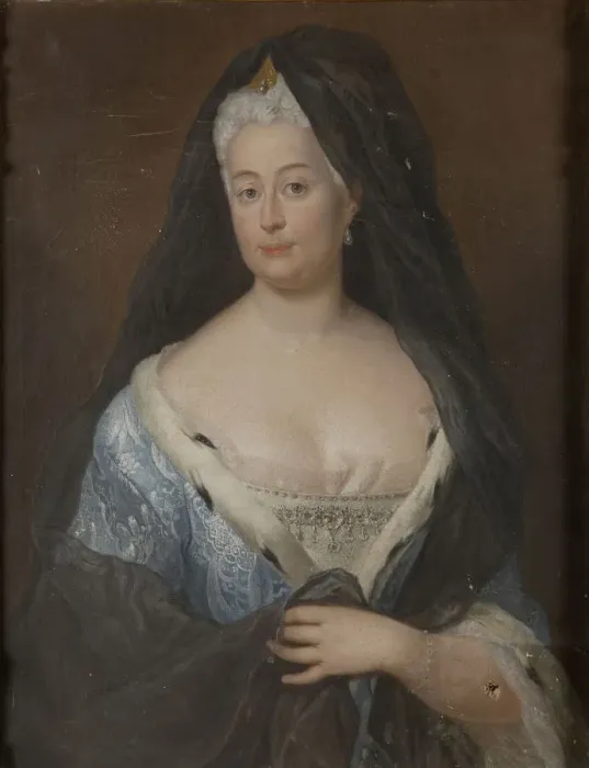Framed Print : Portrait of Princess Johanna Charlotte of Anhalt-Dessau (1682-1750), Margravine of Brandenburg-Schwe Framed Print : Portrait of Princess Johanna Charlotte of Anhalt-Dessau (1682-1750), Margravine of Brandenburg-Schwe