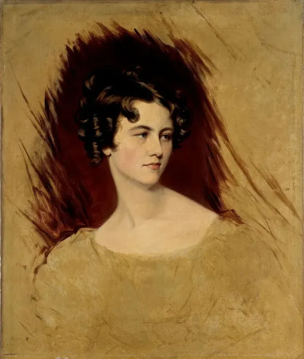 Framed Print : Portrait of Princess Klementine von Metternich (1804-1820)