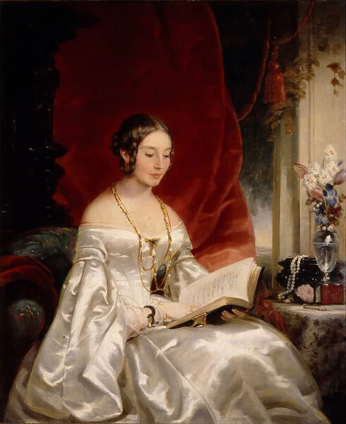 Portrait of Princess Maria Ivanovna Kochubey, nee Baryatinskaya (1818-1843), 1840s. Artist: Robertson, Christina (1796-1854)