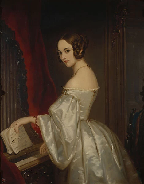 Portrait of Princess Maria Ivanovna Kochubey, nee Baryatinskaya (1818-1843). Artist: Robertson, Christina (1796-1854)