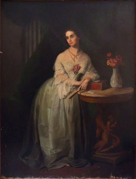 Portrait of Princess Nino Aleksandrovna Griboyedova (nee Chavchavadze), Mid of the 19th cen Artist: Anonymous