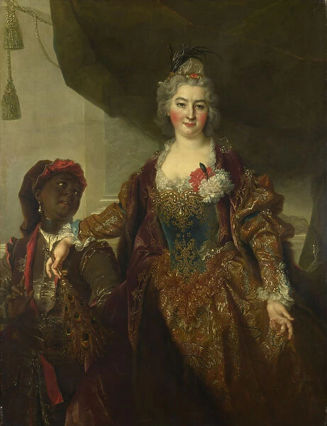 Portrait of Princess Rakoczi (1649-1722), ca 1720. Artist: Largilliere, Nicolas, de (1656-1746)