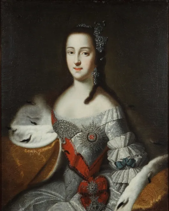 Framed Print : Portrait of Princess Sophie Augusta Frederica von Anhalt-Zerbst, c1750. Creator: Anonymous Framed Print : Portrait of Princess Sophie Augusta Frederica von Anhalt-Zerbst, c1750. Creator: Anonymous