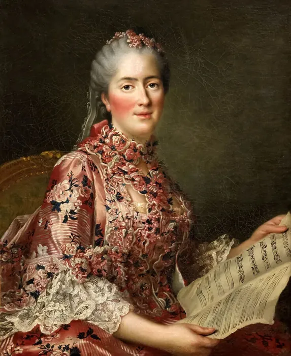 Framed Print : Portrait of Princess Sophie of France (1734-1782), ca 1765. Creator: Drouais, François-Hubert (1727-1775) Framed Print : Portrait of Princess Sophie of France (1734-1782), ca 1765. Creator: Drouais, François-Hubert (1727-1775)