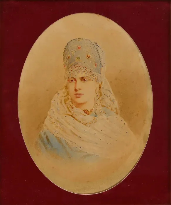 Framed Print : Portrait of Princess Zinaida Yusupova, 1890s. Artist: Alexandrovsky, Stepan Fyodorovich (1843-1906) Framed Print : Portrait of Princess Zinaida Yusupova, 1890s. Artist: Alexandrovsky, Stepan Fyodorovich (1843-1906)