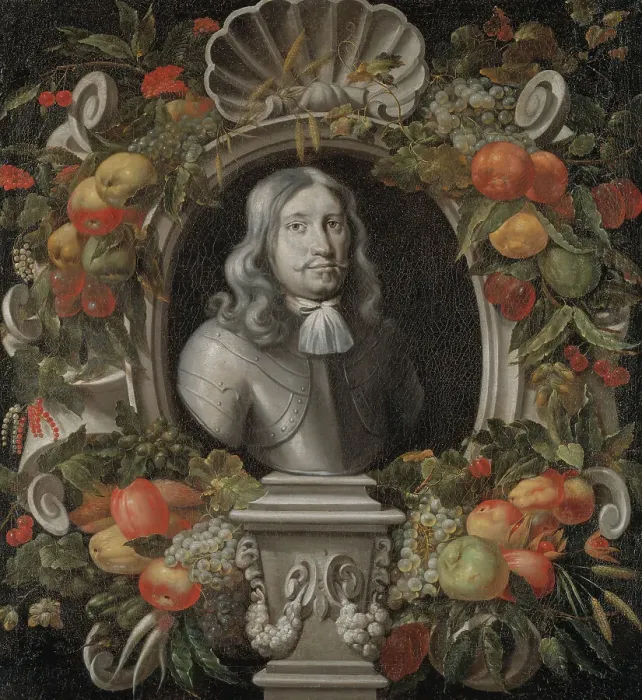 Framed Print : Portrait, probably depicting Gustaf Otto Stenbock, 1614-1685, Count, c17th century. Creator: Johan I Aureller Framed Print : Portrait, probably depicting Gustaf Otto Stenbock, 1614-1685, Count, c17th century. Creator: Johan I Aureller