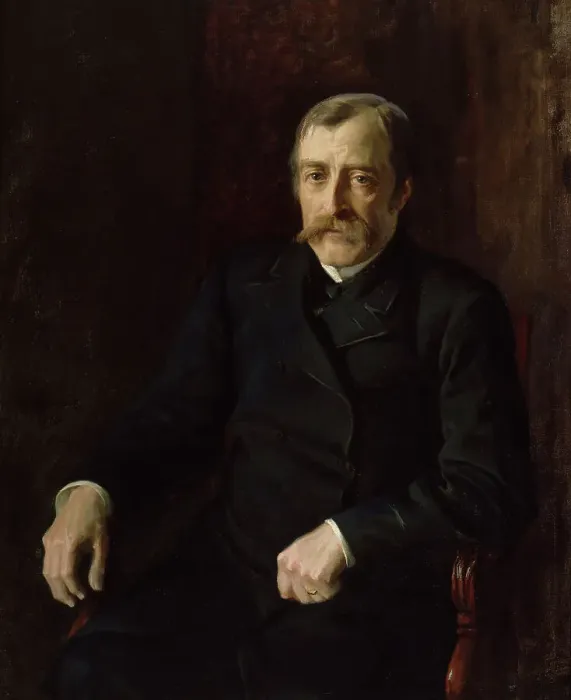 Framed Print : Portrait of Professor Carl Gustaf Estlander, 1896. Creator: Albert Edelfelt Framed Print : Portrait of Professor Carl Gustaf Estlander, 1896. Creator: Albert Edelfelt