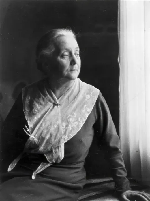 Framed Print : Portrait in profile of Anna Lindhagen (1870-1941), municipal and social politician who... 1930-1940 Creator: Unknown Framed Print : Portrait in profile of Anna Lindhagen (1870-1941), municipal and social politician who... 1930-1940 Creator: Unknown