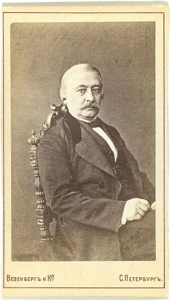 Portrait of the Publisher Andrey Krayevsky (1810-1889), 1870s