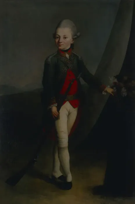 Framed Print : Portrait of Pyotr Alexeyevich Turchaninov (1769-1815), 1777. Artist: Stanishchevsky, L. S. (active 18th century) Framed Print : Portrait of Pyotr Alexeyevich Turchaninov (1769-1815), 1777. Artist: Stanishchevsky, L. S. (active 18th century)
