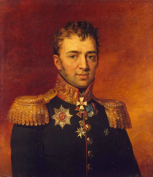 Portrait of Pyotr Gavrilovich Likhachov (1758-1813), before 1825. Artist: Dawe, George (1781-1829)