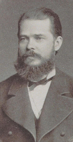 Portrait of Pyotr Ivanovich Jurgenson (1836-1903), 1870s