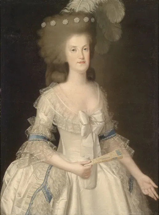 Framed Print : Portrait of Queen Maria Carolina of Naples (1752-1814), Last quarter of 18th cen. Creator: Esteve y Marqués, Agustín (1753-1830) Framed Print : Portrait of Queen Maria Carolina of Naples (1752-1814), Last quarter of 18th cen. Creator: Esteve y Marqués, Agustín (1753-1830)