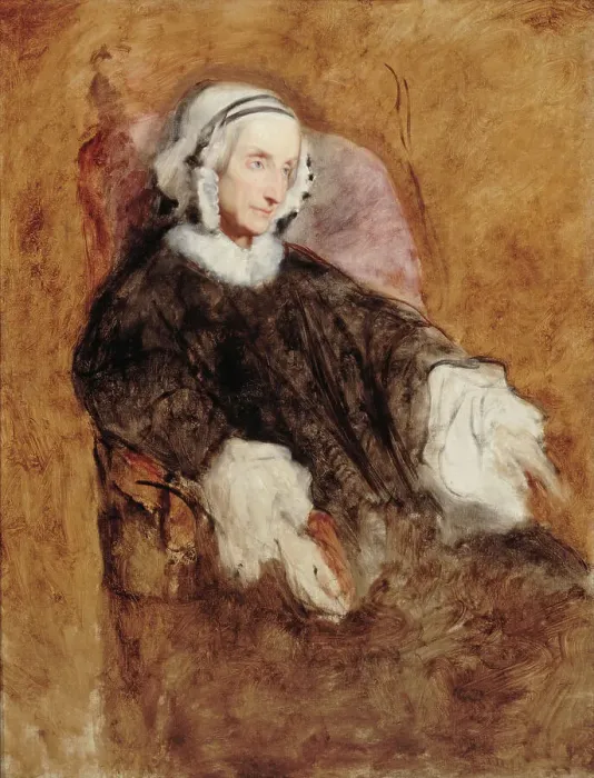 Framed Print : Portrait of Queen Marie-Amelie in mourning, 1857. Creator: Ary Scheffer Framed Print : Portrait of Queen Marie-Amelie in mourning, 1857. Creator: Ary Scheffer