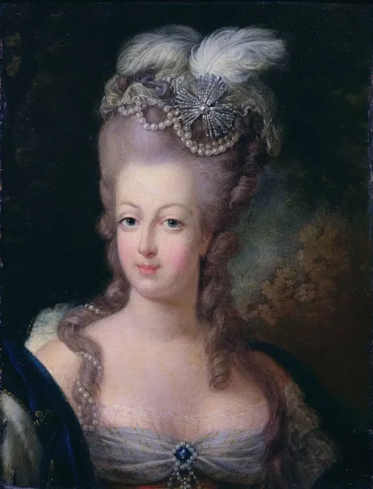 Framed Print : Portrait of Queen Marie Antoinette of France, 1775. Artist: Jean-Baptiste Andre Gautier d Agoty Framed Print : Portrait of Queen Marie Antoinette of France, 1775. Artist: Jean-Baptiste Andre Gautier d Agoty