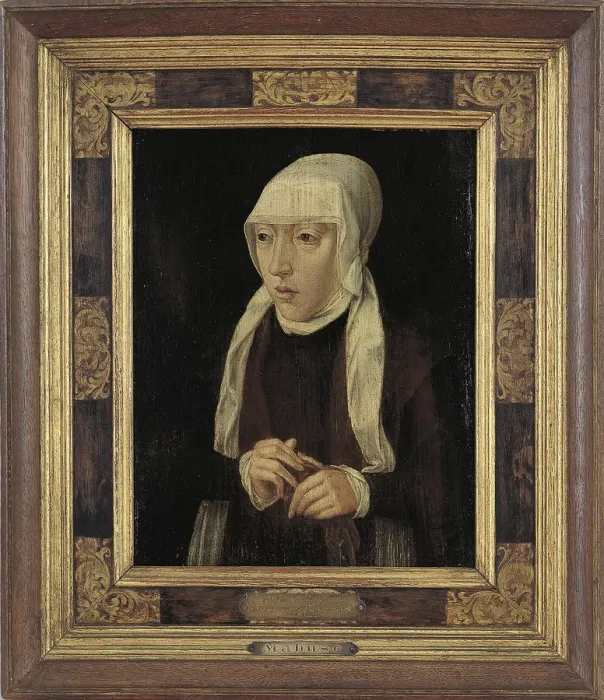 Framed Print : Portrait of Queen Mary of Hungary (1505-1558) Framed Print : Portrait of Queen Mary of Hungary (1505-1558)