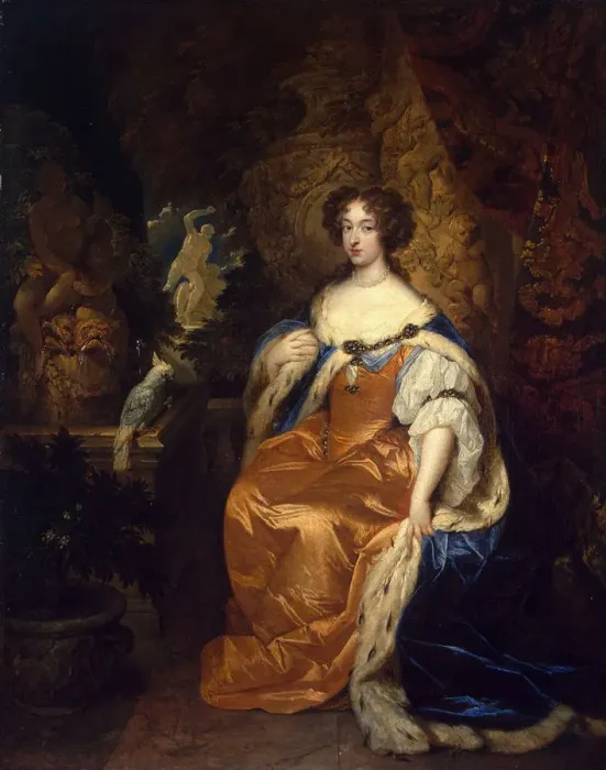 Framed Print : Portrait of Queen Mary II of England, (1662-1694), 1683 Framed Print : Portrait of Queen Mary II of England, (1662-1694), 1683