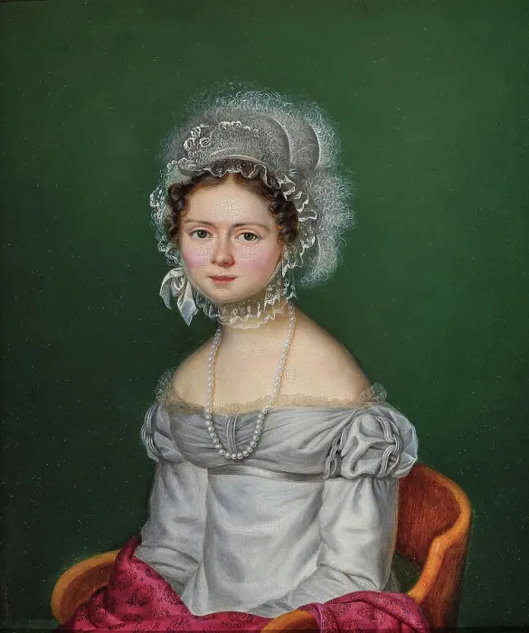 Framed Print : Portrait of Queen Pauline Therese of Württemberg (1800-1873), First quarter of 19th century. Creator: Stirnbrand, Franz Seraph (ca 1788-1882) Framed Print : Portrait of Queen Pauline Therese of Württemberg (1800-1873), First quarter of 19th century. Creator: Stirnbrand, Franz Seraph (ca 1788-1882)
