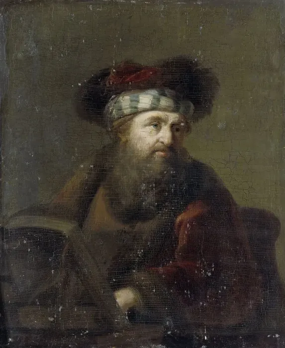 Framed Print : Portrait of a Rabbi, after 1716. Creator: Ary de Vois Framed Print : Portrait of a Rabbi, after 1716. Creator: Ary de Vois