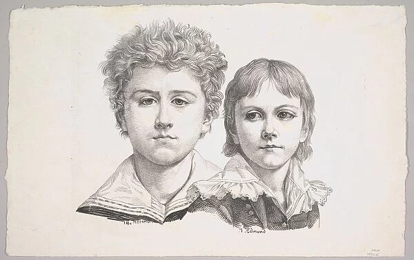 Portrait of the Rabe Children: Hermann, age 14 and Edmond